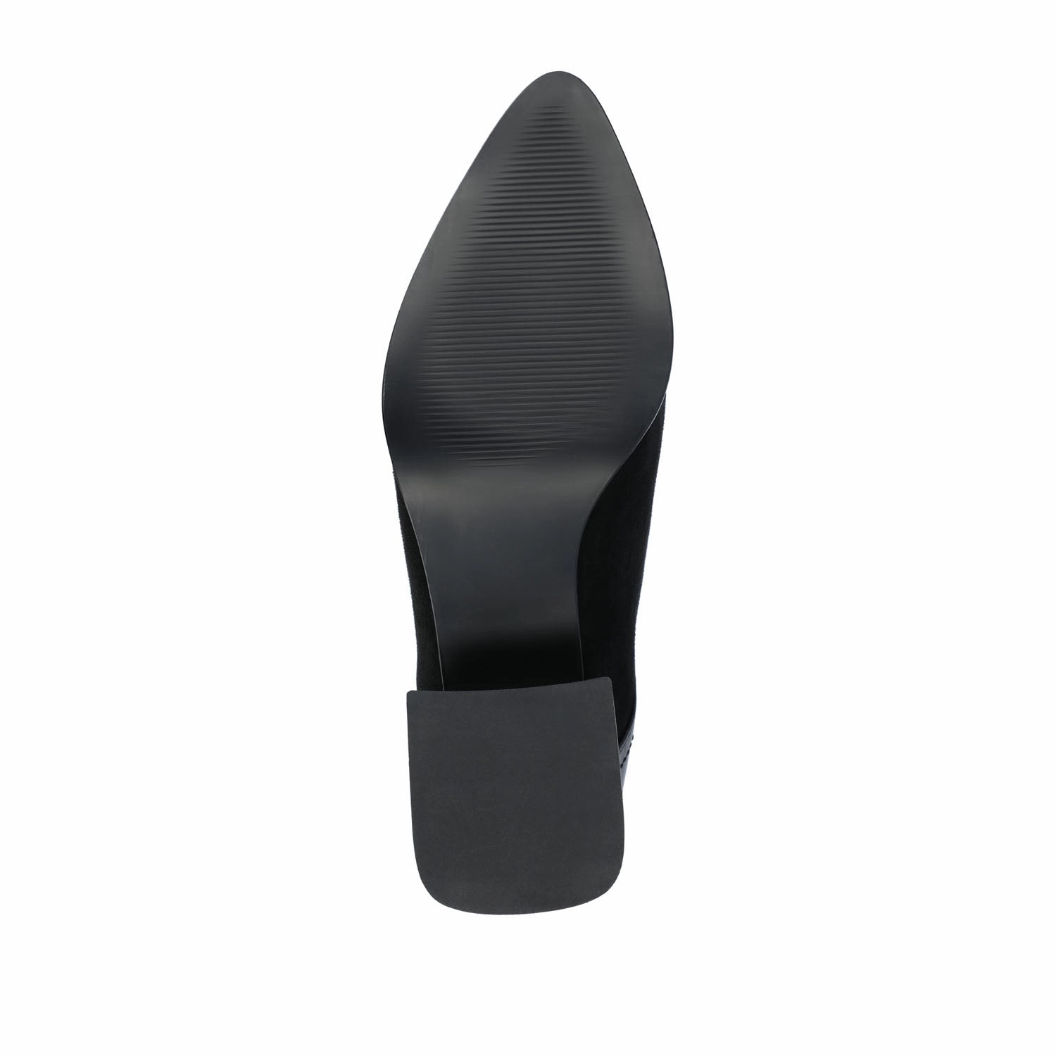 CONSUELLO POINTED TOE BOOTIES IN VEGAN LEATHER Leather Moto Boots