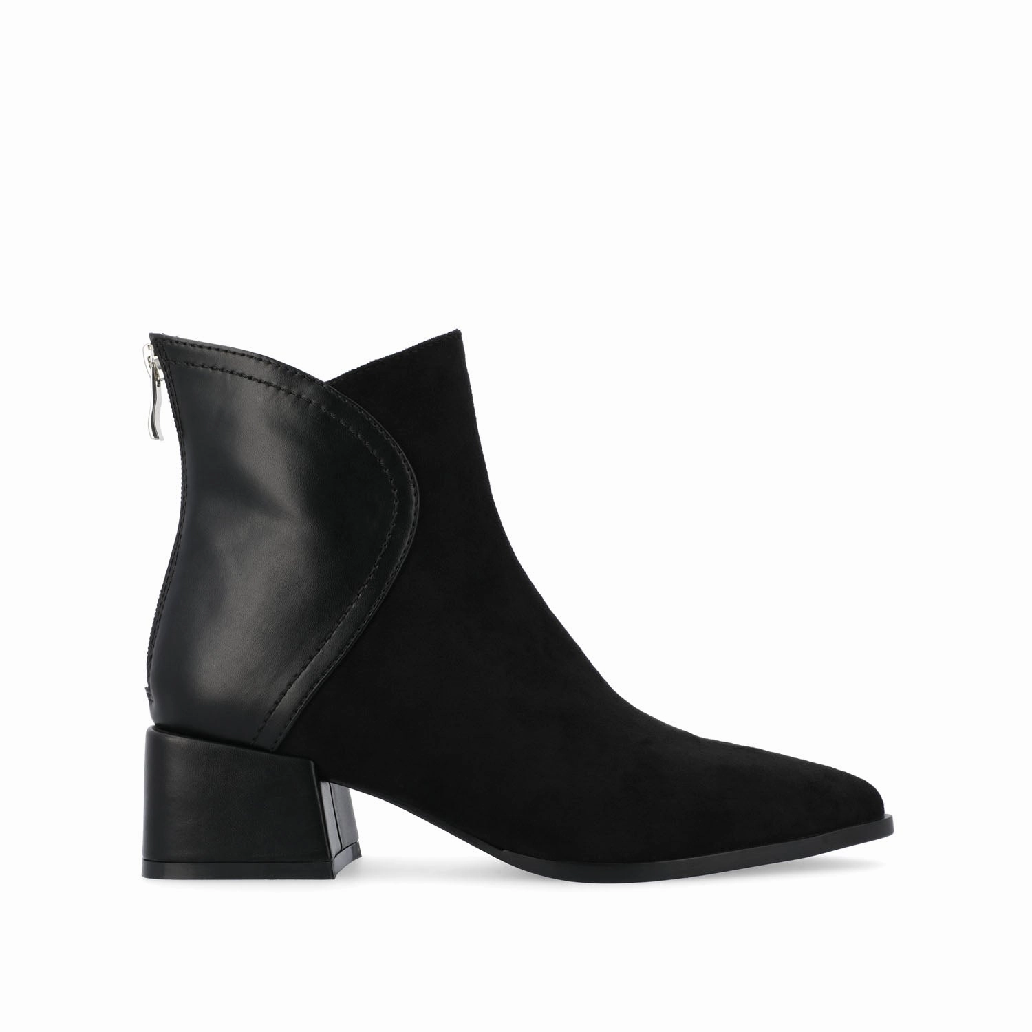 CONSUELLO POINTED TOE BOOTIES IN VEGAN LEATHER Us Navy Authorized Boots
