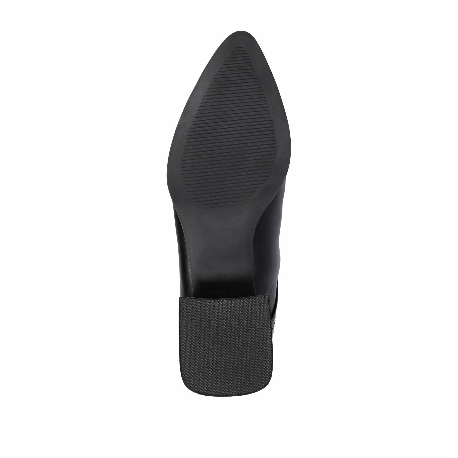 CONSUELLO POINTED TOE BOOTIES IN VEGAN LEATHER