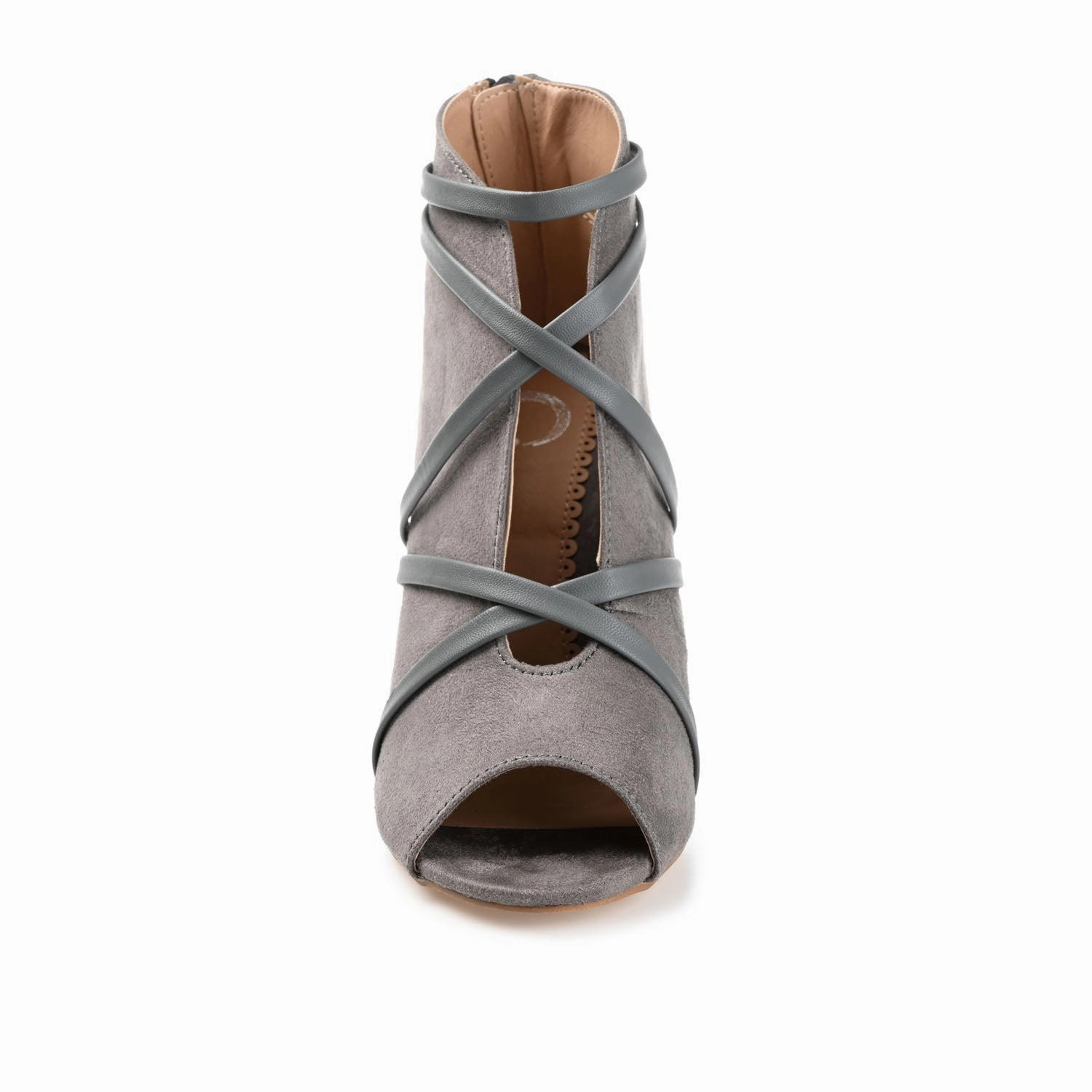 SAMARA STILETTO HEELED BOOTIES IN FAUX SUEDE Morrowind Boots