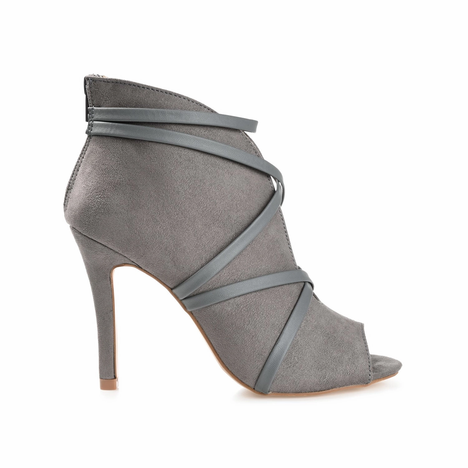 Outfits With Cowboy Boots SAMARA STILETTO HEELED BOOTIES IN FAUX SUEDE