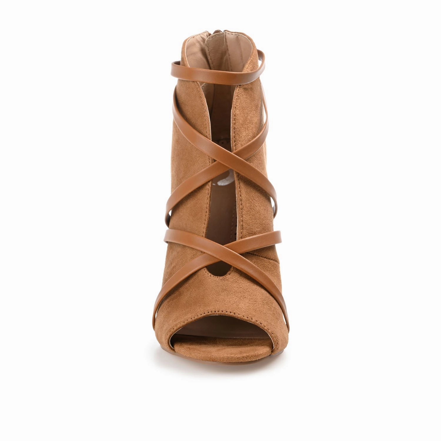 Low Cut Work Boots SAMARA STILETTO HEELED BOOTIES IN FAUX SUEDE