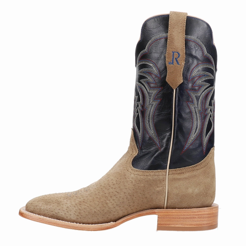 Patrick Star With Boots Boar Wide Embroidered Square Toe Cowboy Boots
