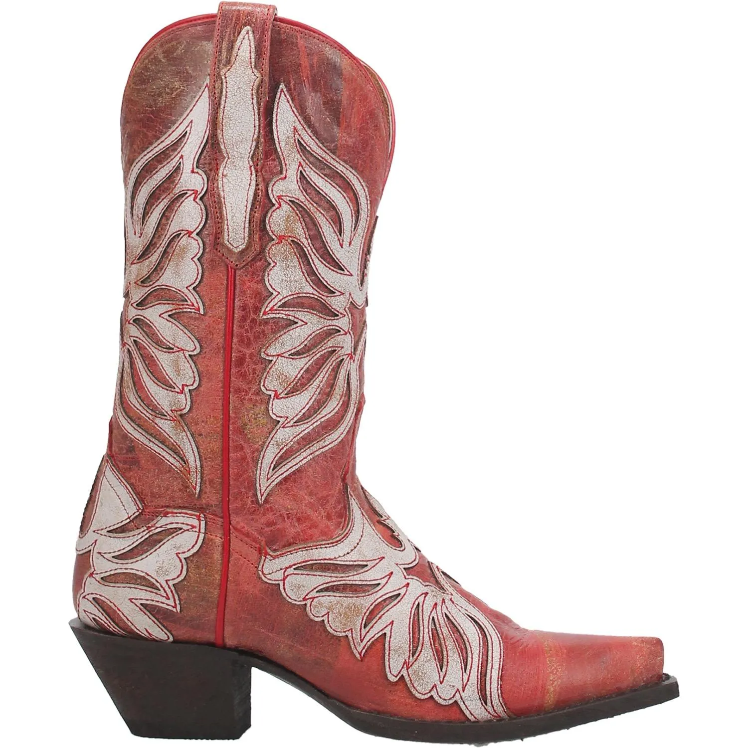 Dresses That Go With Cowboy Boots Dan Post Ladies Ndulgence Red And White Western Boot DP4348-RD