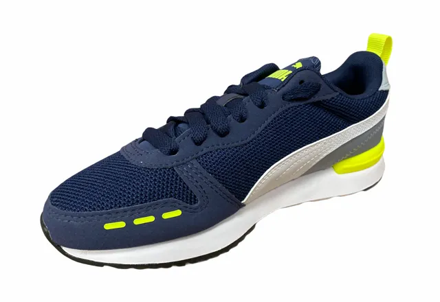 Puma scarpa sneakers da ragazzo R78 373616 17 blu-giallo Sneakers Eatery And Pub