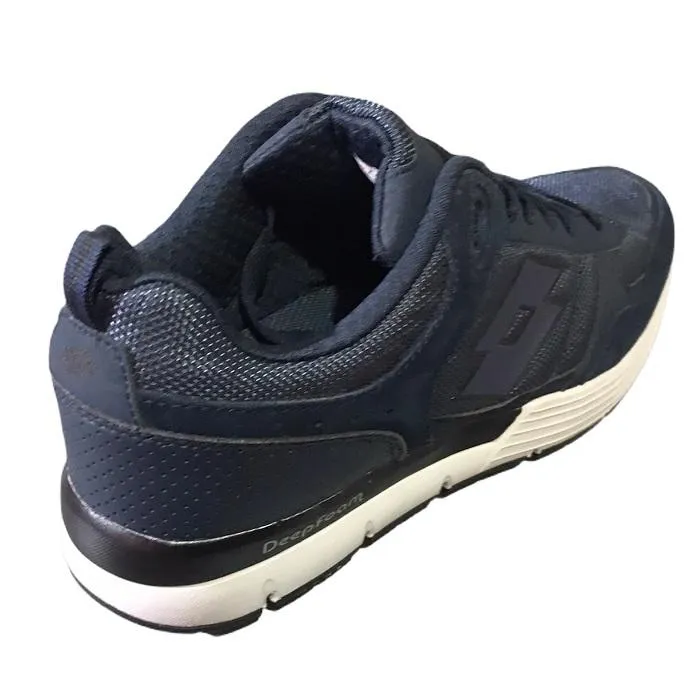 High Heel Sneakers Lotto scarpa sneakers da uomo Grande V T0098 blu