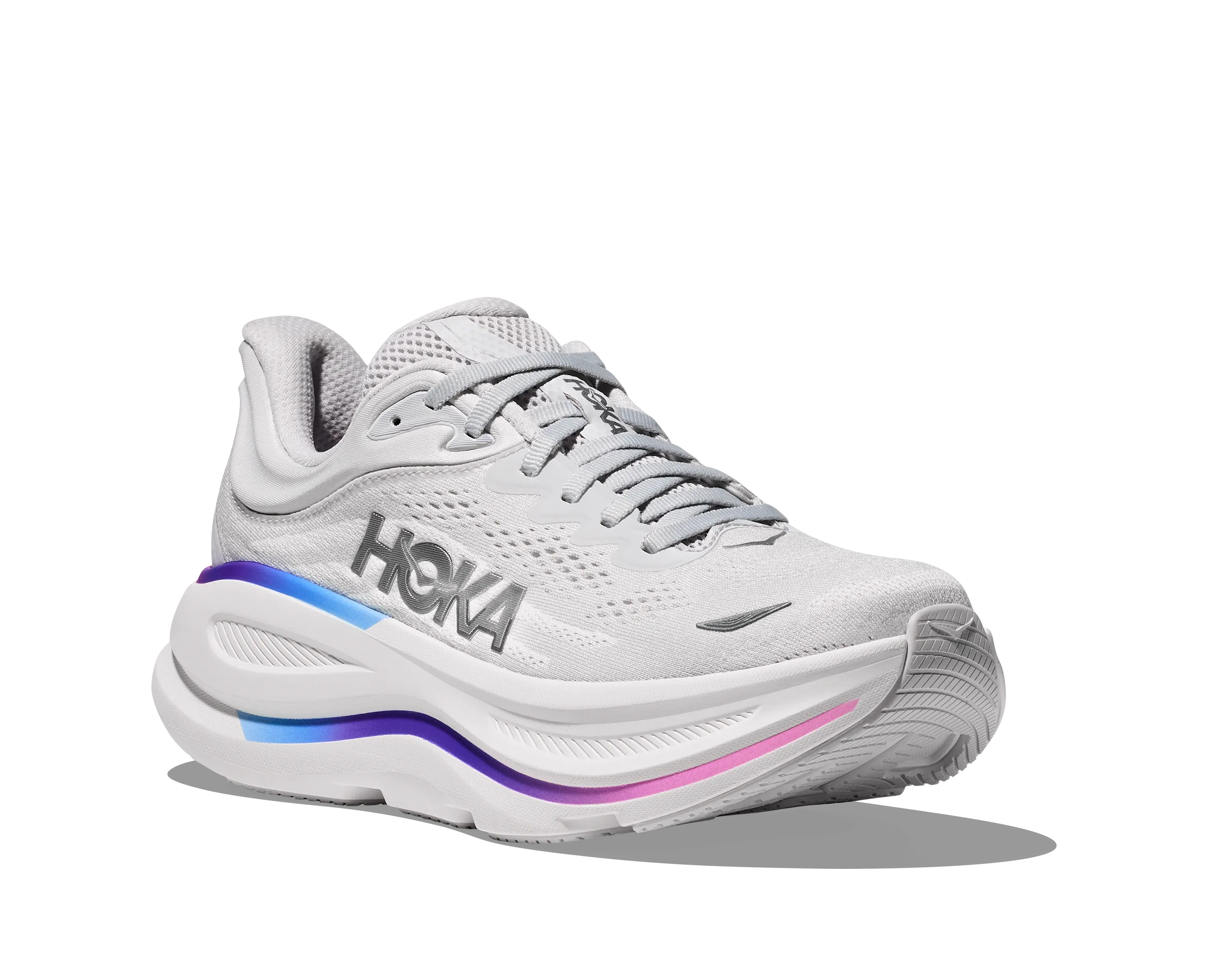 WOMEN'S BONDI 9 - B - CYWH COSMIC GREY/WHITE Best Shoes For Hyrox