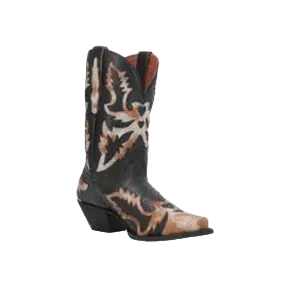 Dan Post Ladies Paloma Black & Distressed White Snip Toe Boots DP4346 Therabody - Jetboots Prime Recovery Boots Sizing