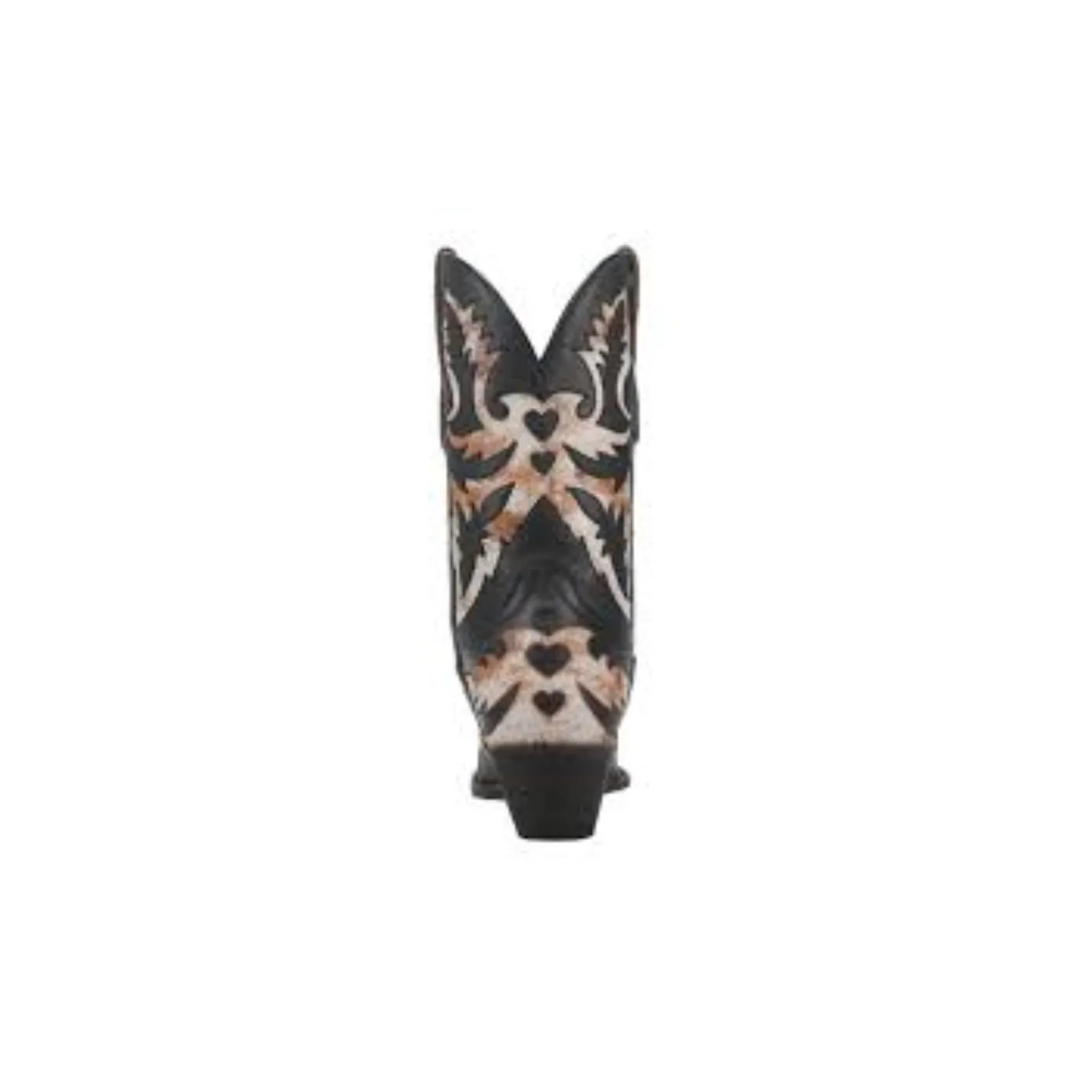 Dan Post Ladies Paloma Black & Distressed White Snip Toe Boots DP4346 Monster High Boots