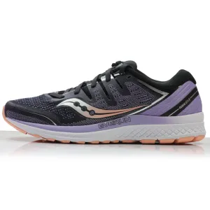 Endorphin Speed 4 Running Shoes Saucony Guide ISO 2 Women's Running Shoe - Black/Purple/White