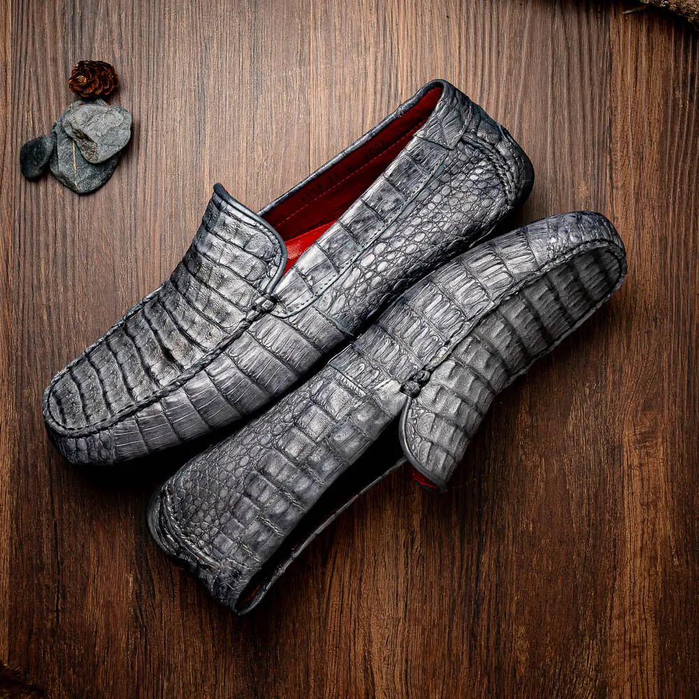 White Tassel Loafers Remo Gray