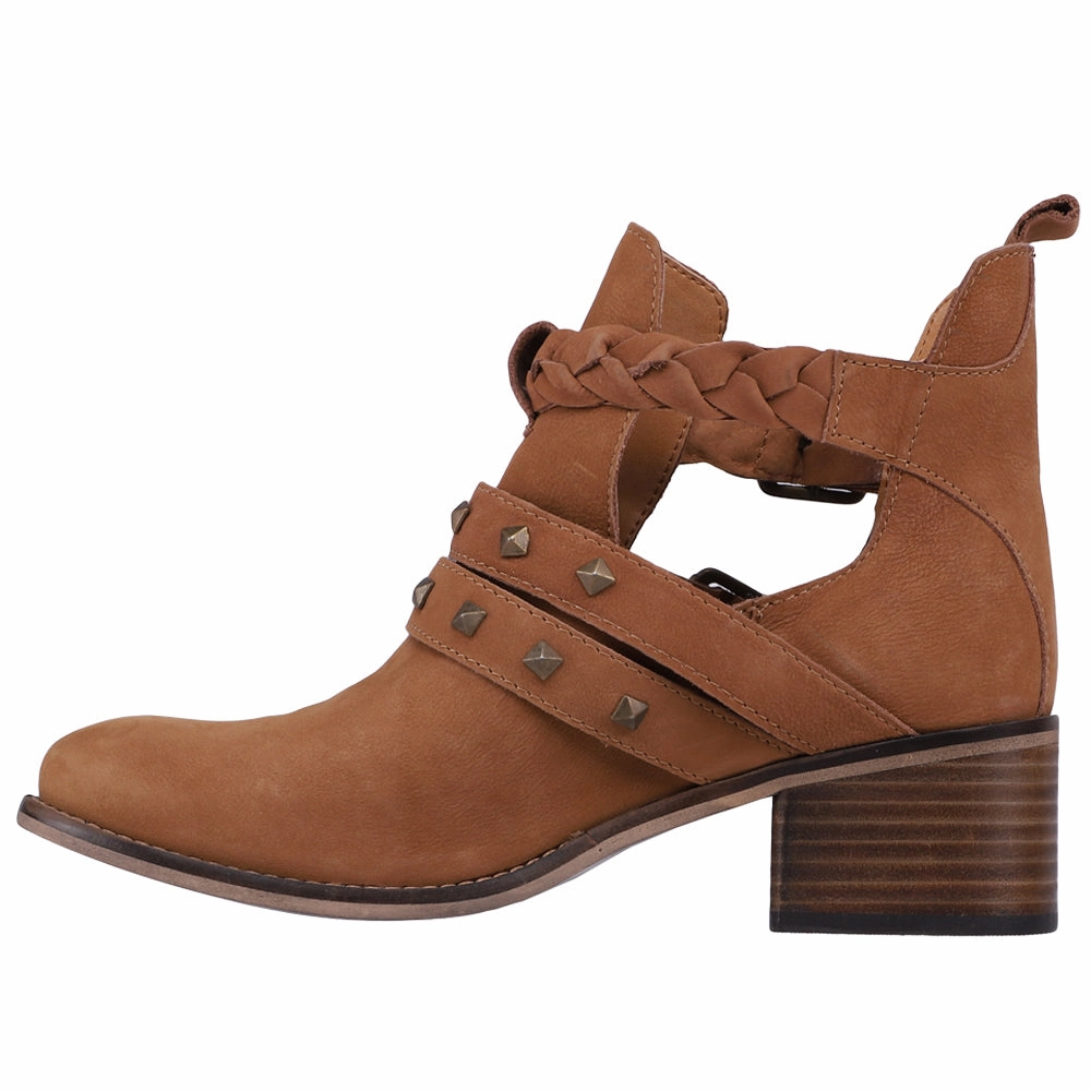 West Valley Studded Braided Cowboy Booties Princess Polly Boots