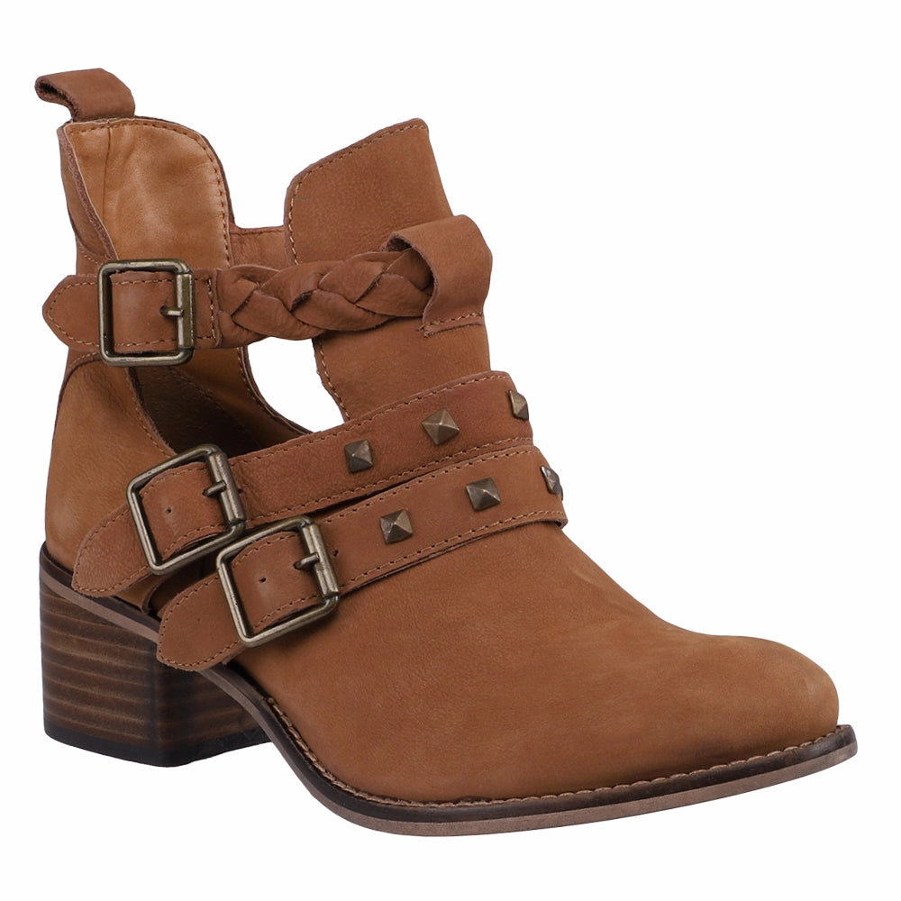 West Valley Studded Braided Cowboy Booties Frye Boots