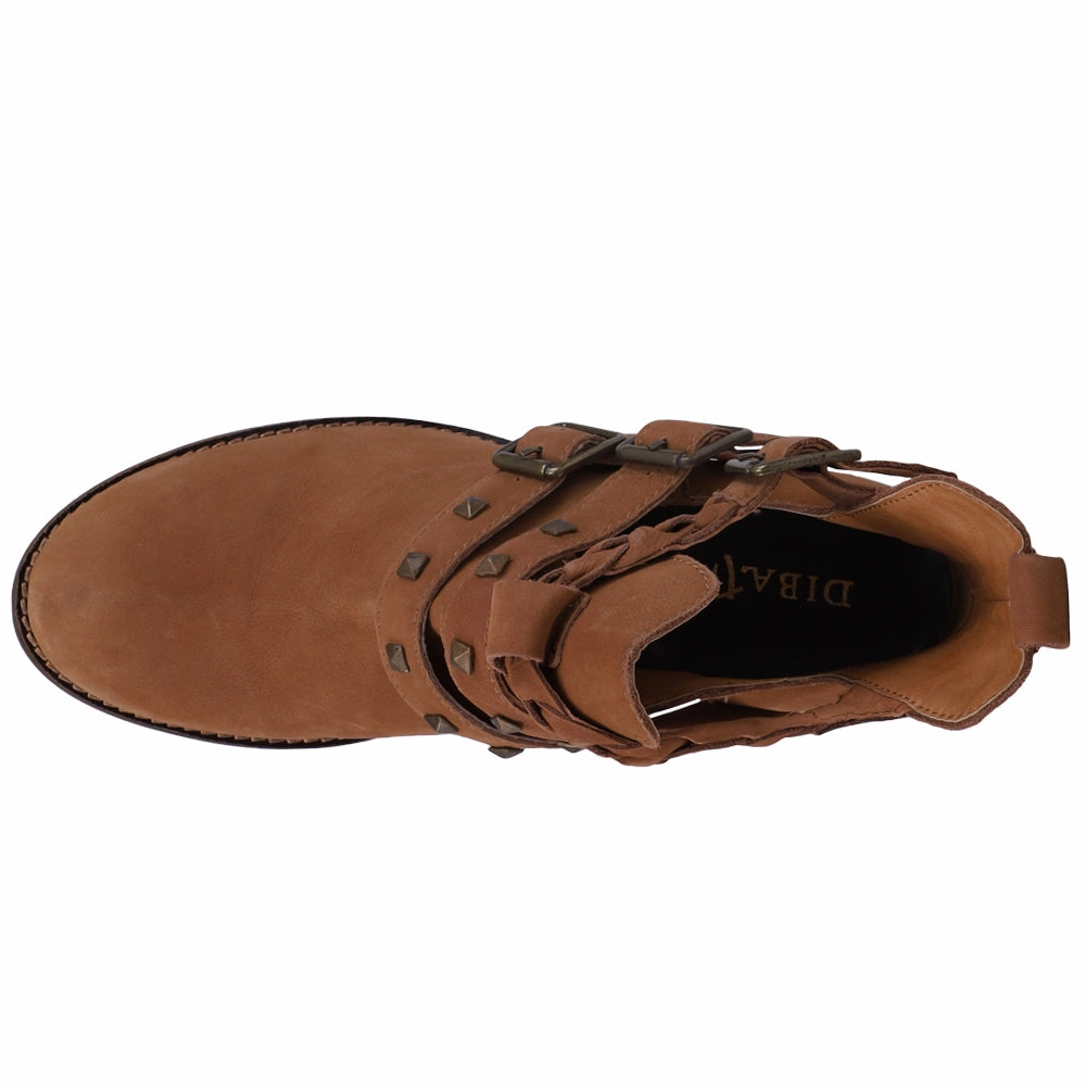 West Valley Studded Braided Cowboy Booties Rockies Boots