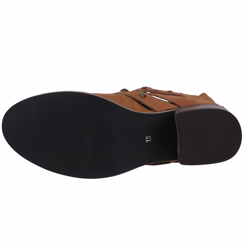 Step On Snowboard Boots West Valley Studded Braided Cowboy Booties