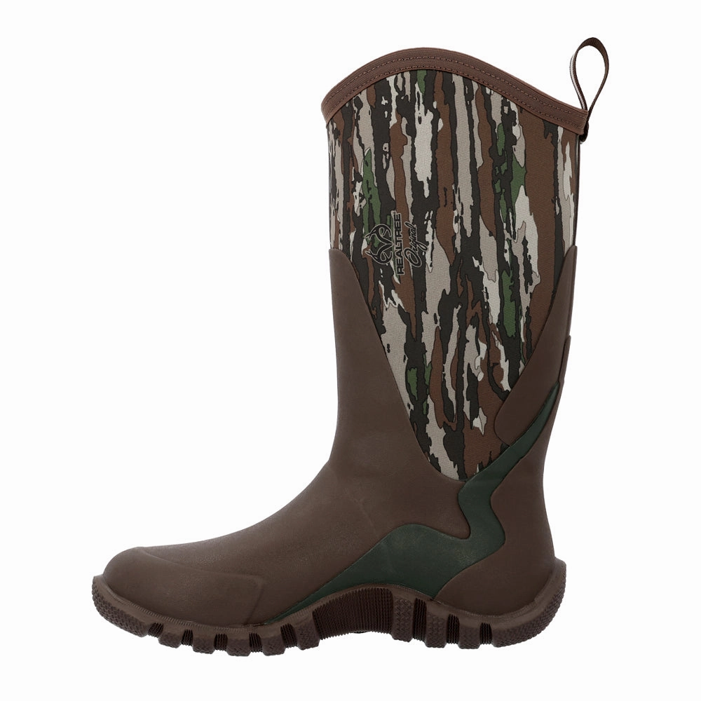 Bone Collector Fieldblazer Camo Round Toe Pull On Boots Muck Snake Boots
