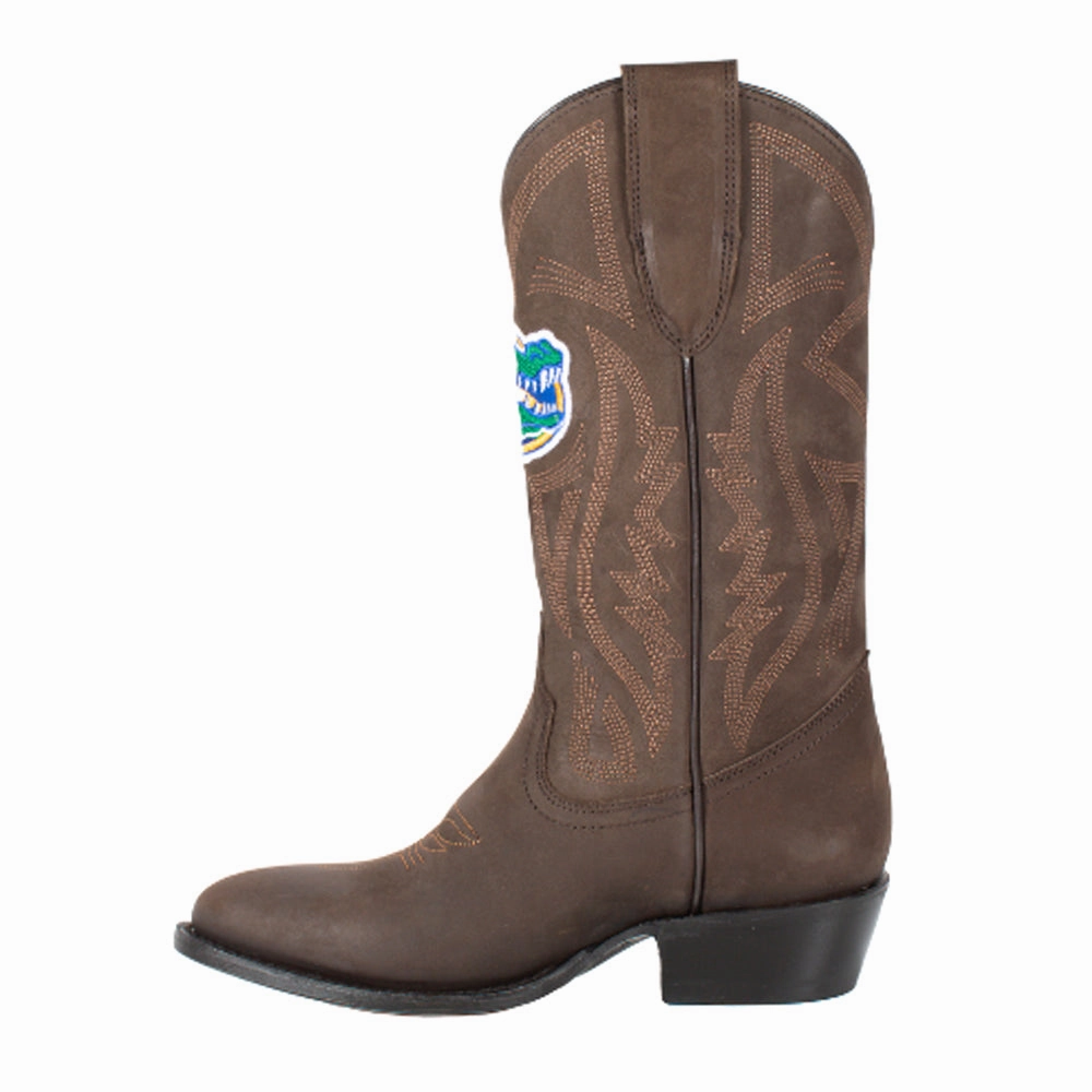 Fairy Boots University of Florida Embroidered Square Toe Pull On Cowboy Boots