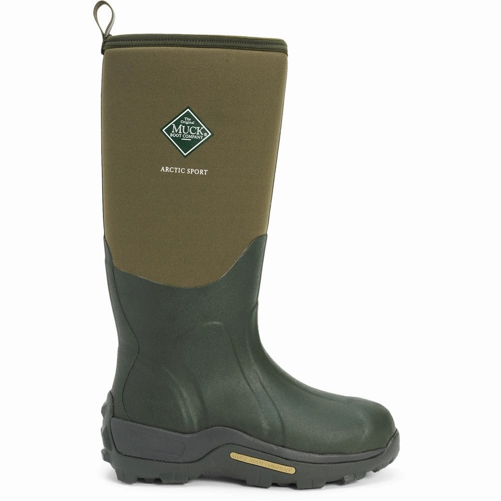 Black Army Boots Muck Boots Arctic Sport Pull On Wellington Boot