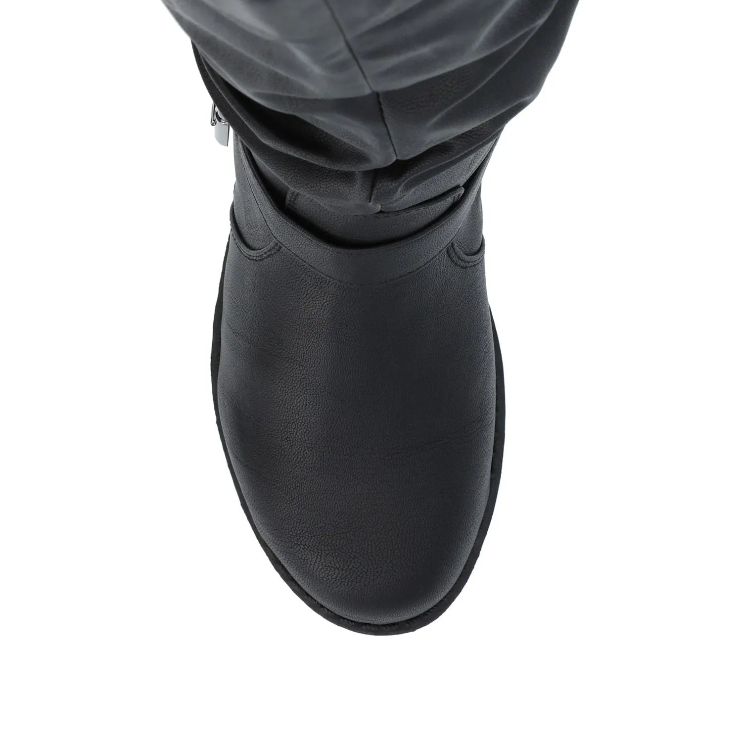 Chunky Heel Ankle Boots STORMY RIDING BOOTS IN X-WIDE CALF