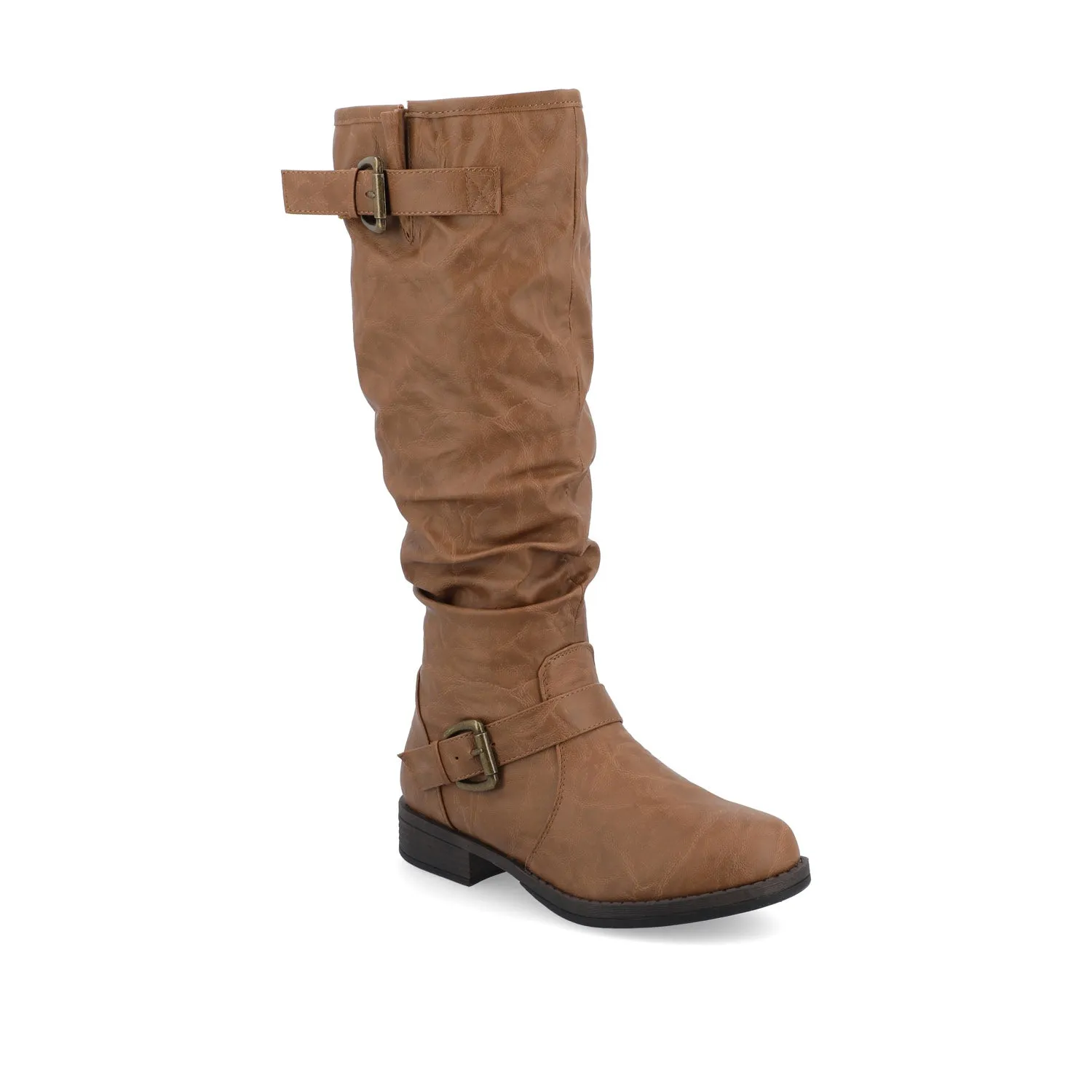 High Heel Platform Boots STORMY RIDING BOOTS IN X-WIDE CALF