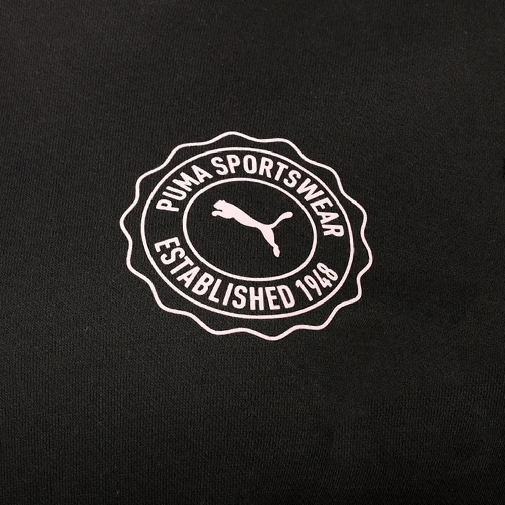 Latex Boots Emblem Pull On Hoodie