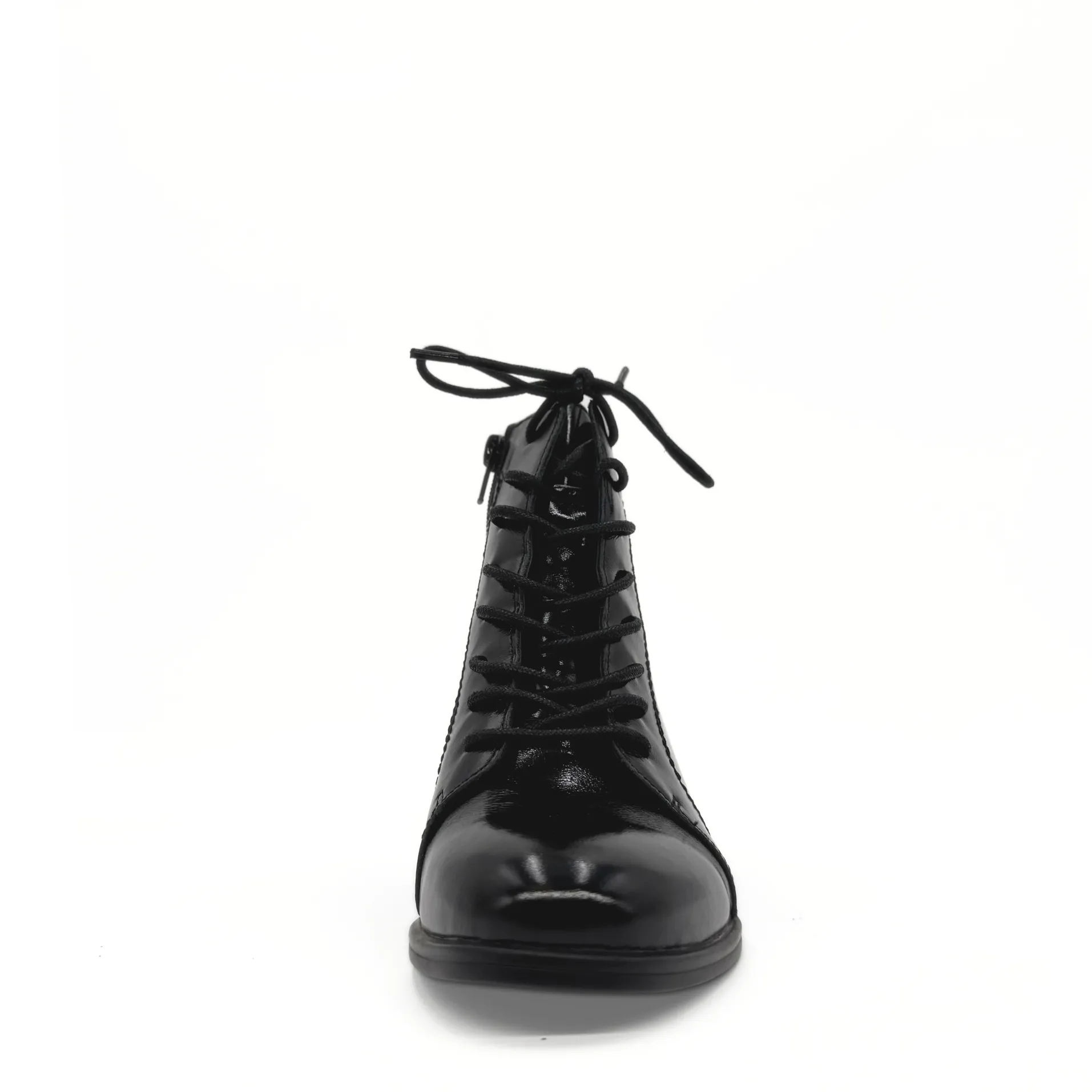 Lazor Lace Up Booties Chap Boots