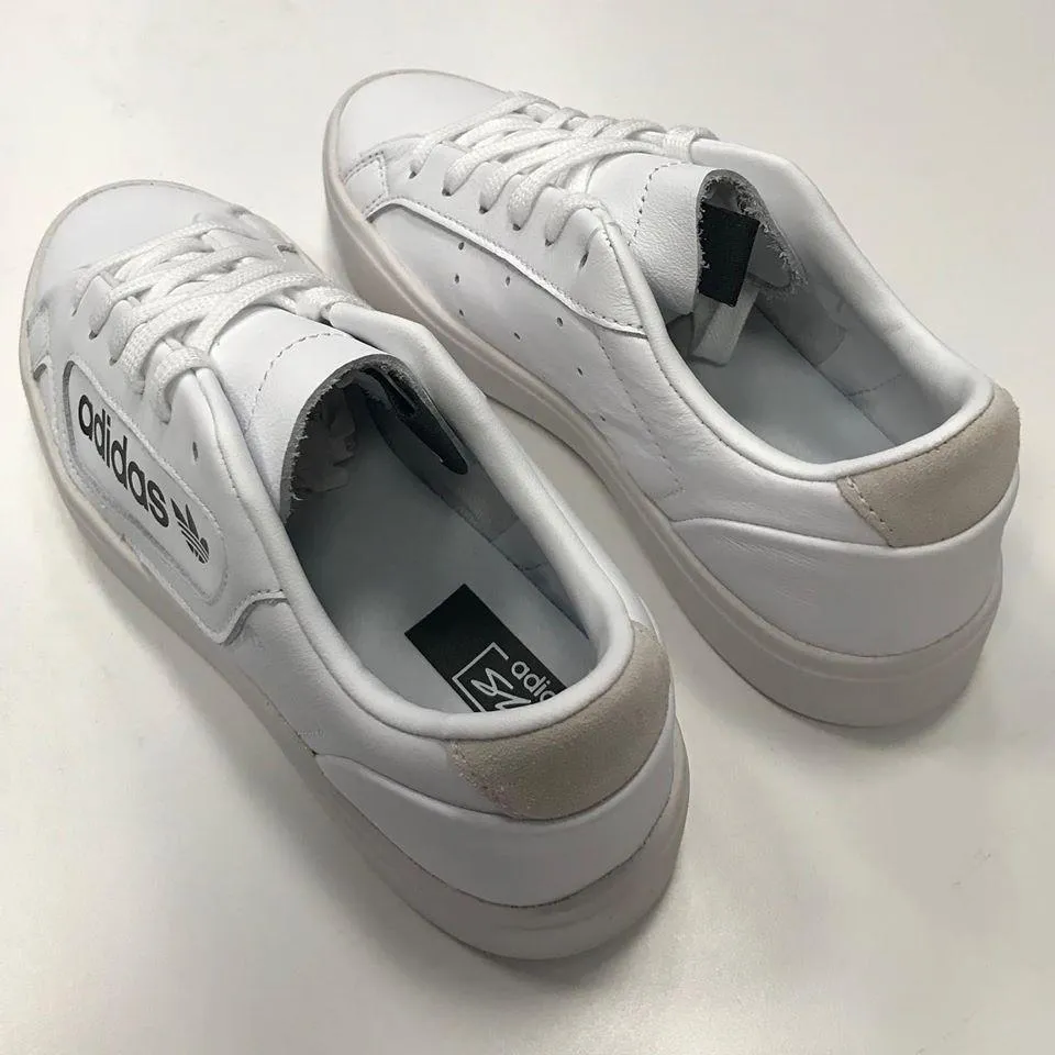 Best Sneakers For Heel Pain Adidas Originals scarpa sneakers da donna Sleek W EF4935 bianco