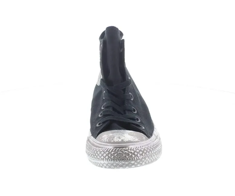 Motorcycle Sneakers Converse scarpa sneakers da donna Ctas HI 156763C nero-argento