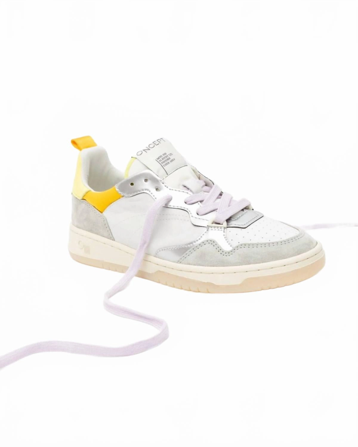 Metallic Sneakers Women's Phoenix Courtside Sneaker In Cool Grey