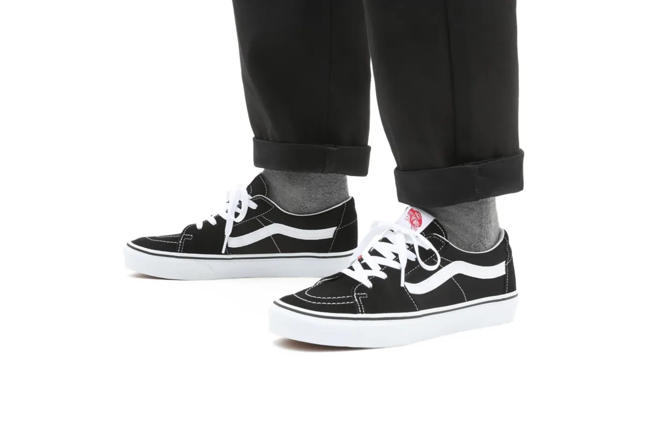Shushop Sneakers Vans scarpa sneakers bassa unisex Sk8-Low VN0A4UUK6BT1 nero-bianco