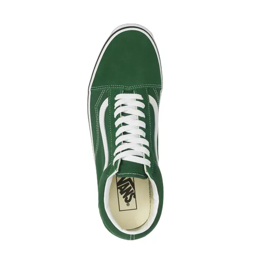 Vans scarpa sneakers da uomo Old Skool vn0vokdo5 verde Silver Sneakers Gym