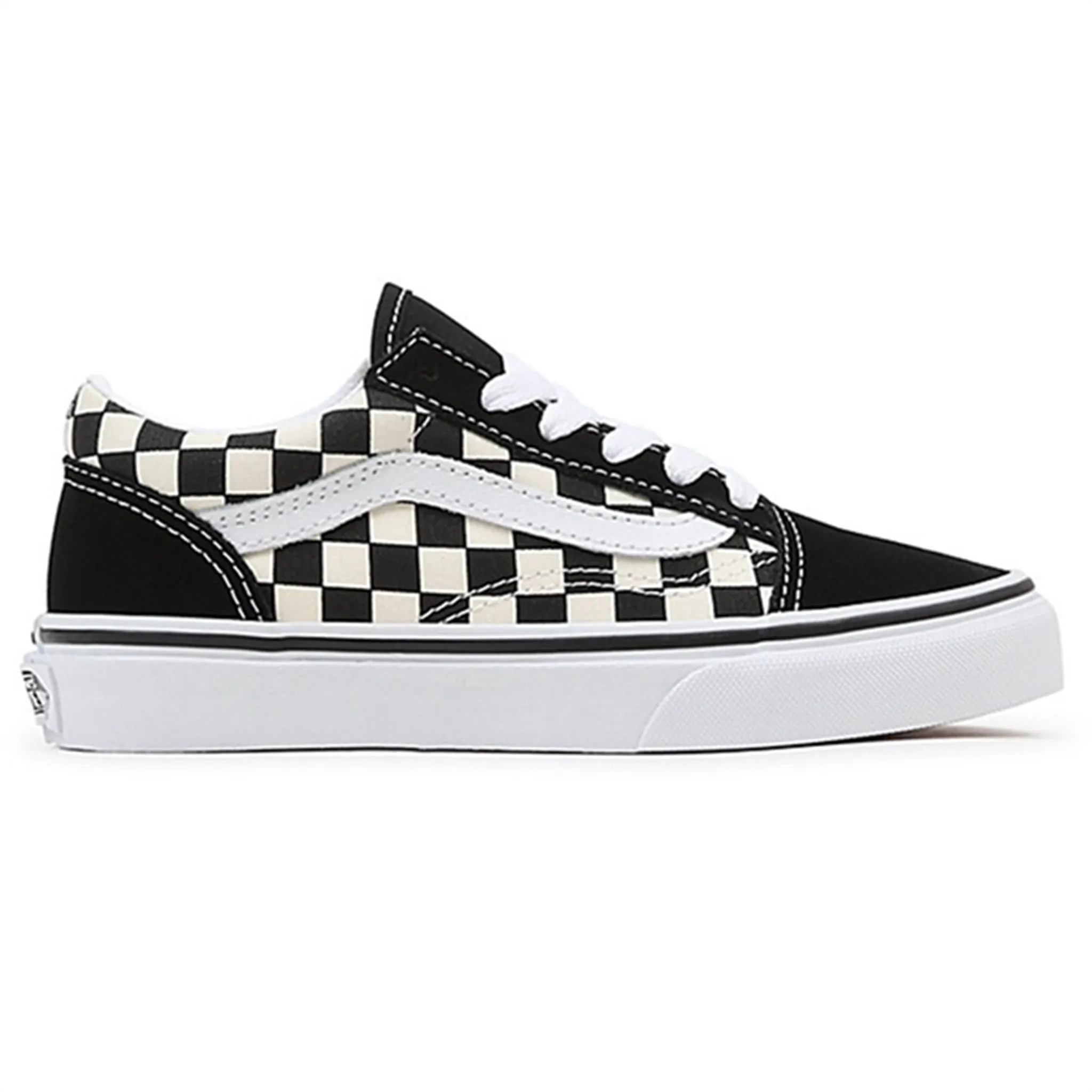 VANS UY Old Skool Sneakers Primary Check Black/White Pointed Toe Sneakers