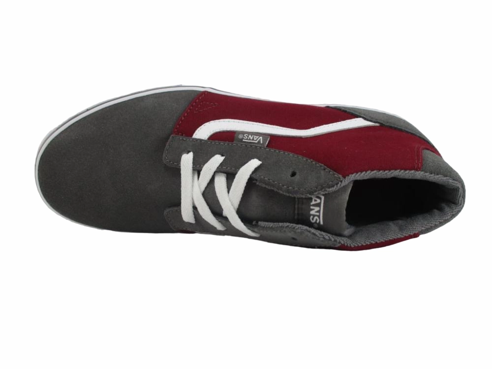 Vans scarpa sneakers da bambino Chapman Mid VN0A38J4R7V grigio-bord Originals Retro Sneakers