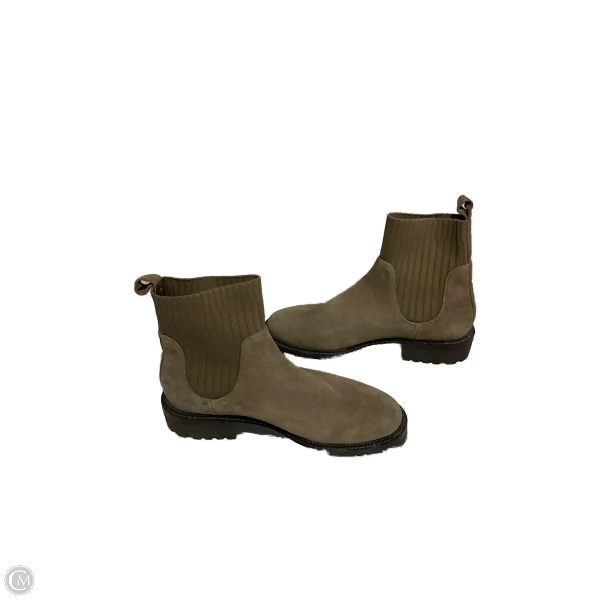 Ankle Boots With Zipper Uk Boots Ankle Heels By Blondo In Tan, Size: 9.5