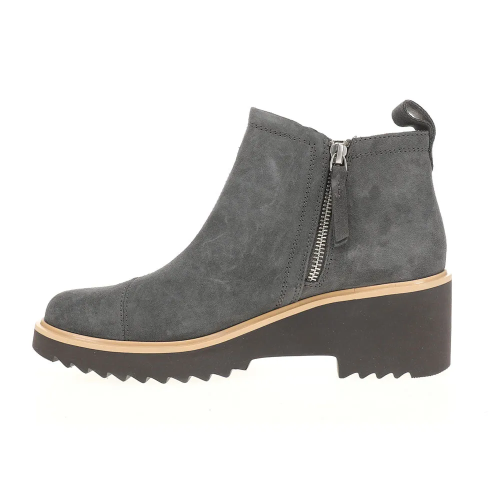 Maude Zippered Wedge Booties Boots Hanwag