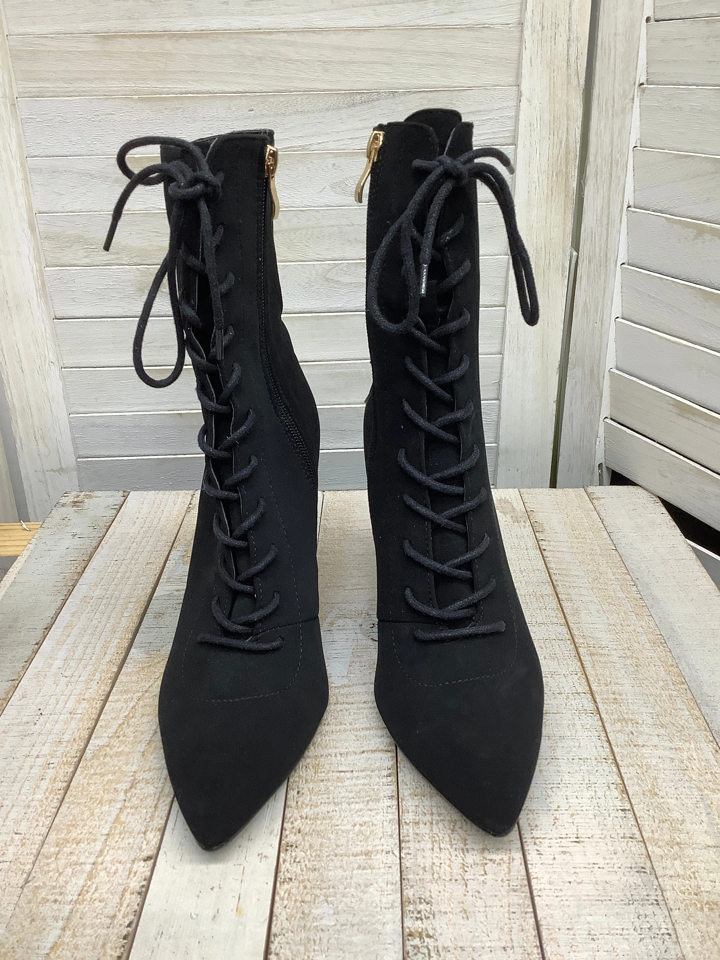 Mirren Heeled Ankle Boots In Croc Mix Boots Ankle Heels By Express  Size: 8