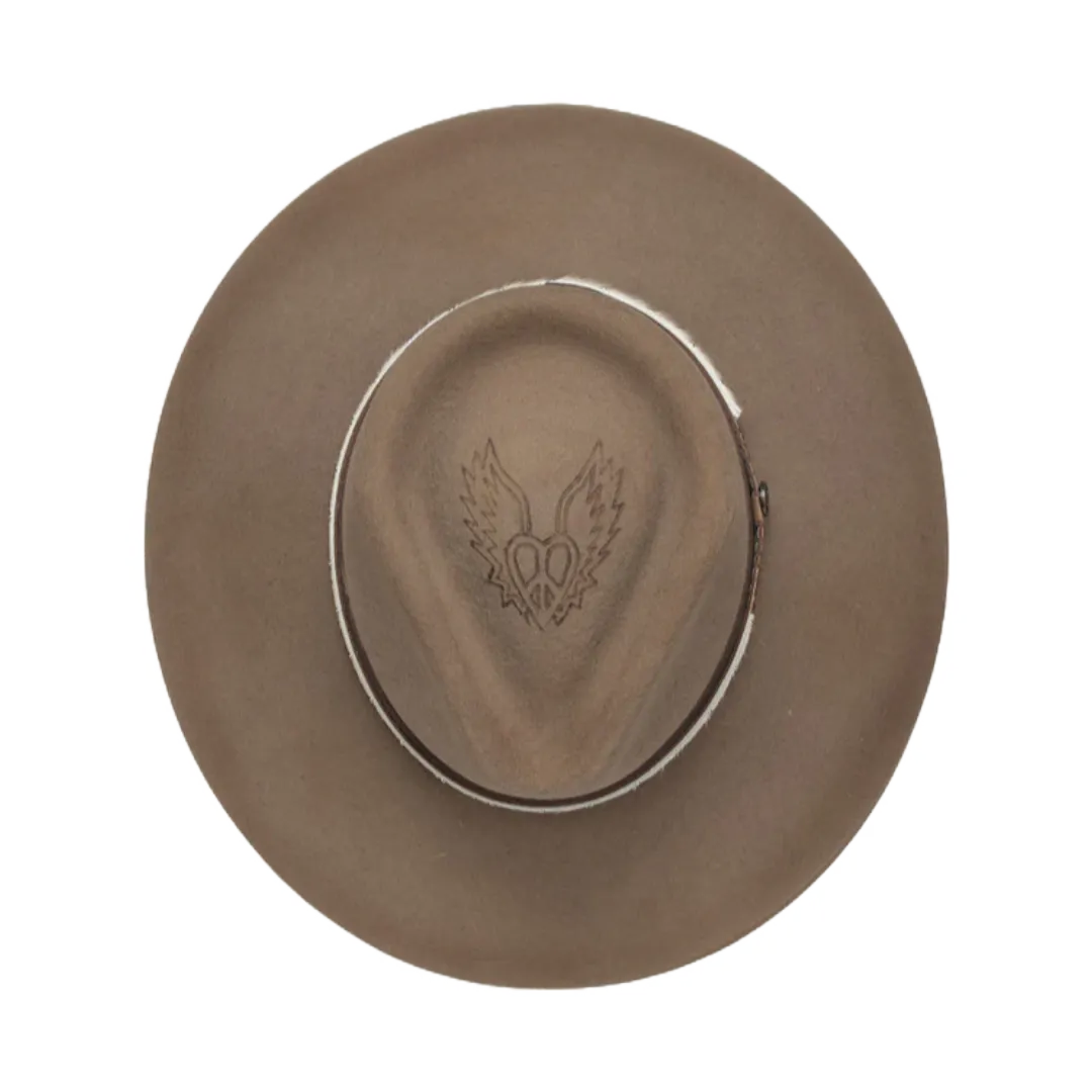 Corral Ladies Rebel Premium Wool Tan Felt Hat LFX3110834REBL Gumleaf Boots