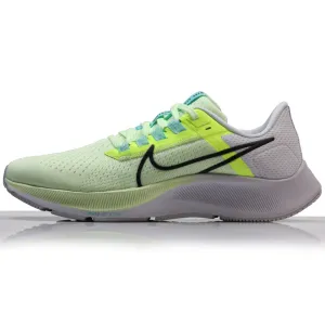 Nike Air Zoom Pegasus 38 Women's Running Shoe - Barley Volt/Black/Aurora Green Best Running Shoe Laces