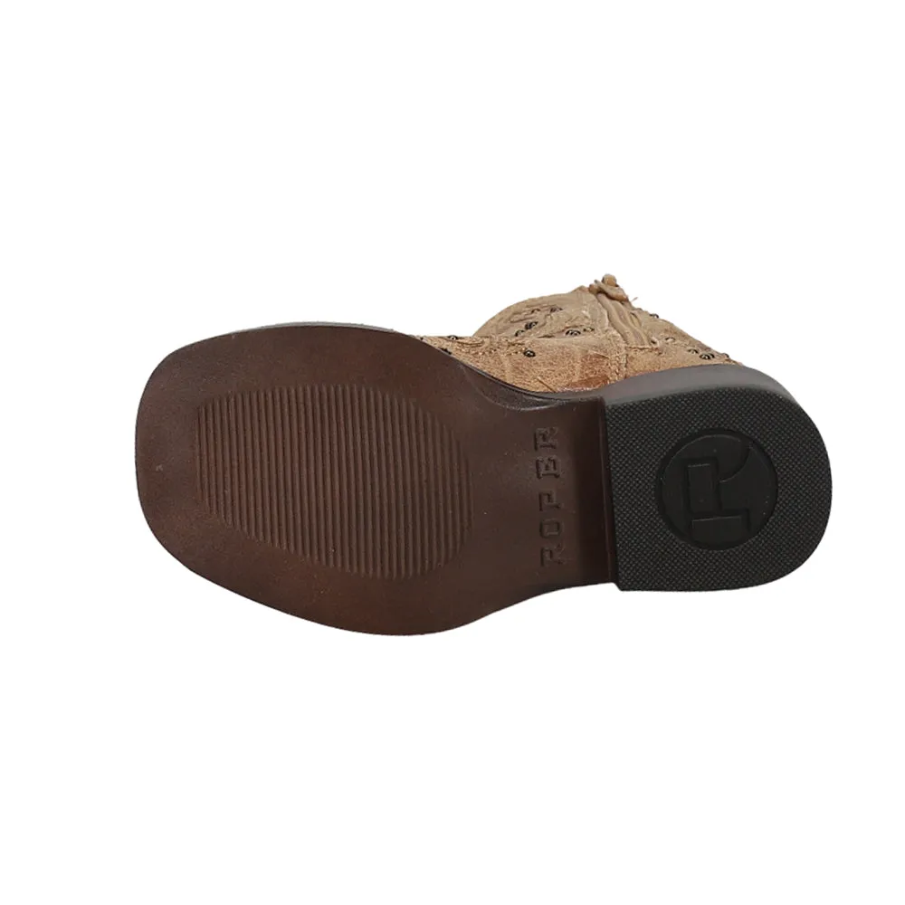 Dragon Boots Osrs Faith Rhinestone Inlay Square Toe Cowboy Boots (Toddler)