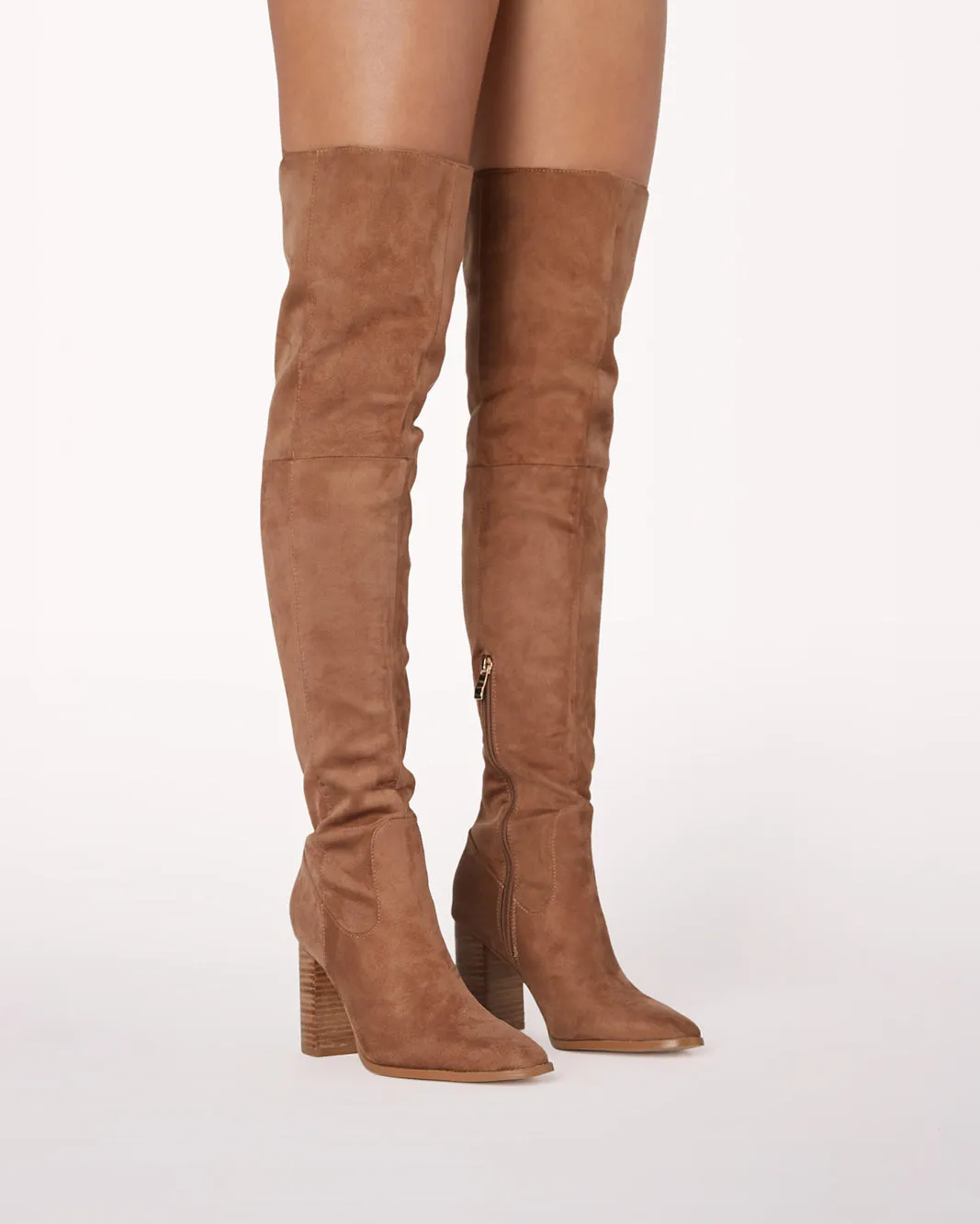 VIXEN - WOOD SUEDE-NATURAL Buck Boots