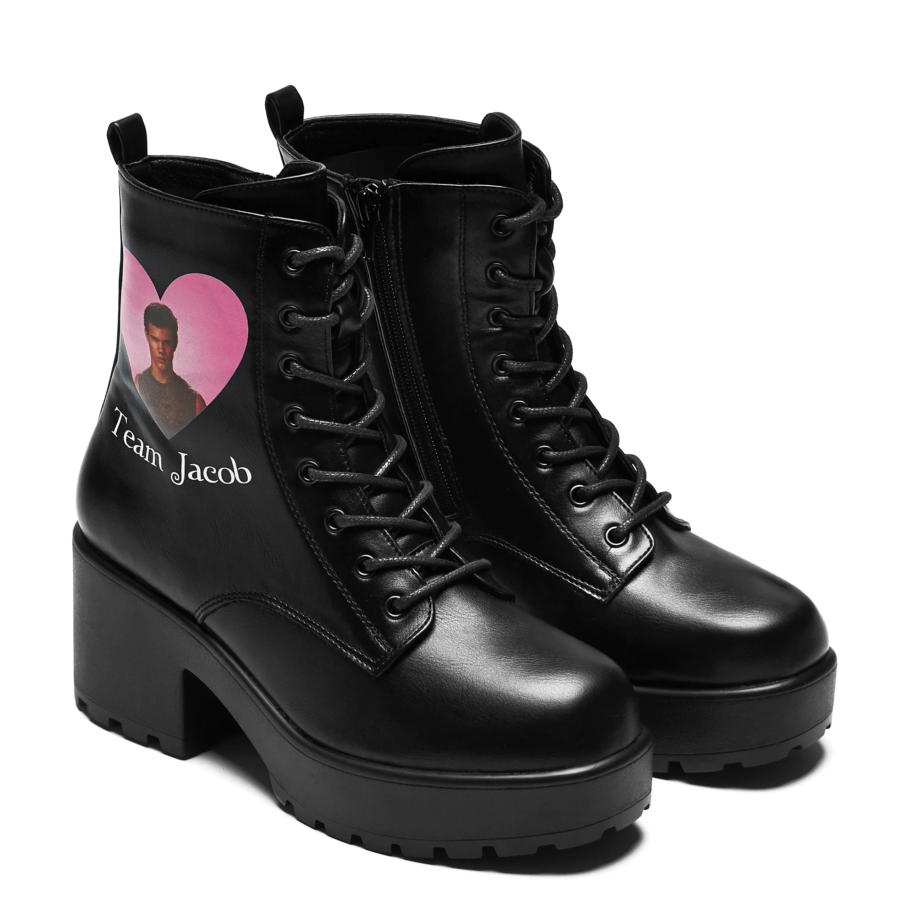 Team Jacob Military Boots Warm Fur Ankle Boots