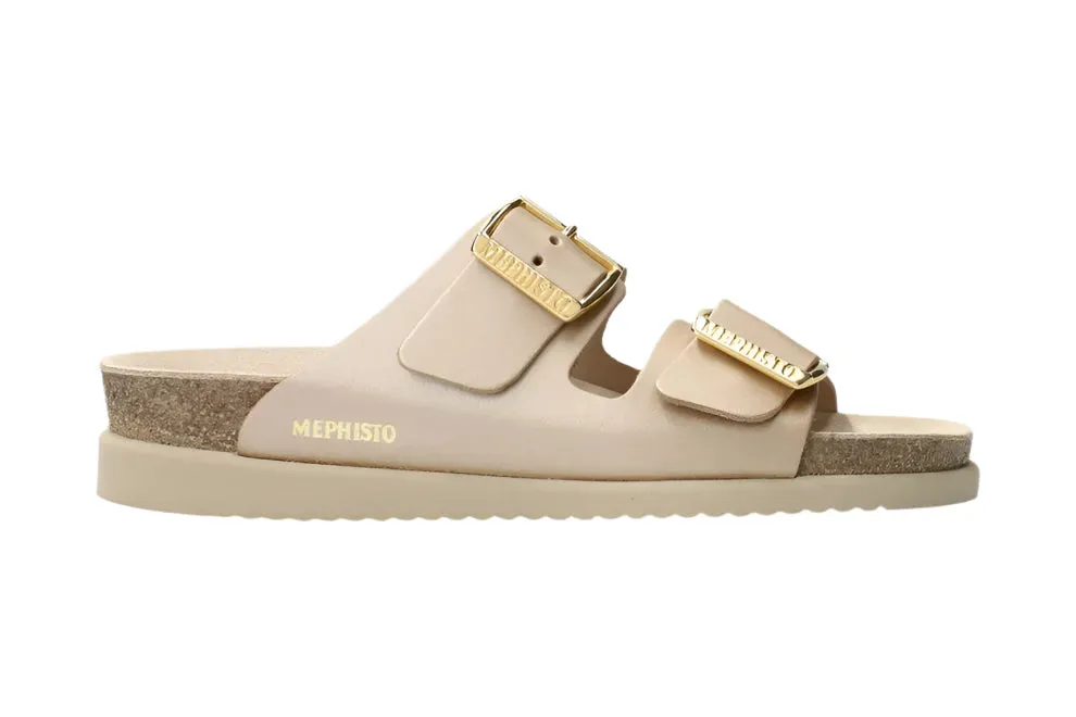 Mephisto Women's Hester Everyday Casual Sandals - Platinum Flat Shoes Trampling