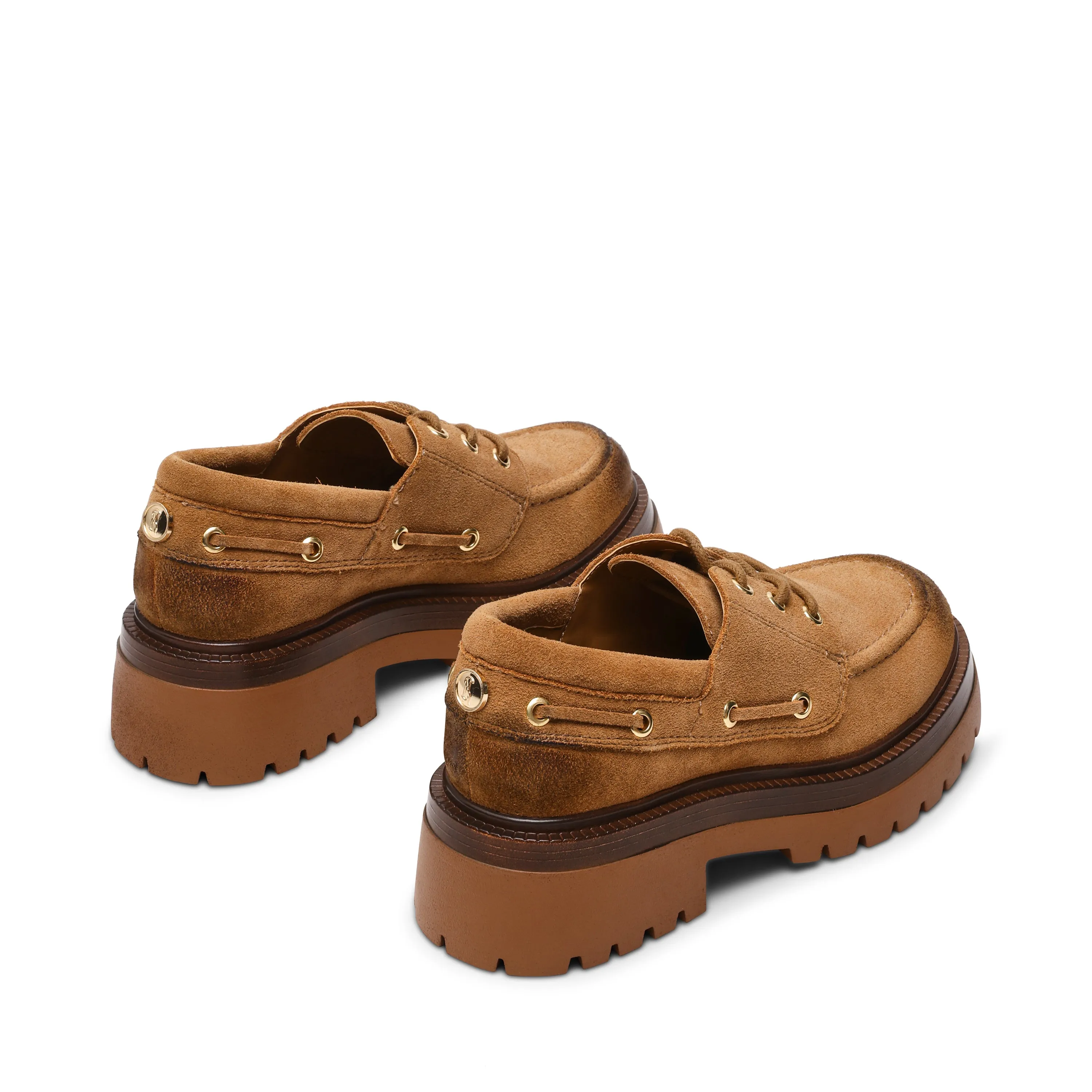 Detroit Flat Shoe TAUPE SUED Flat Shoes For Gym