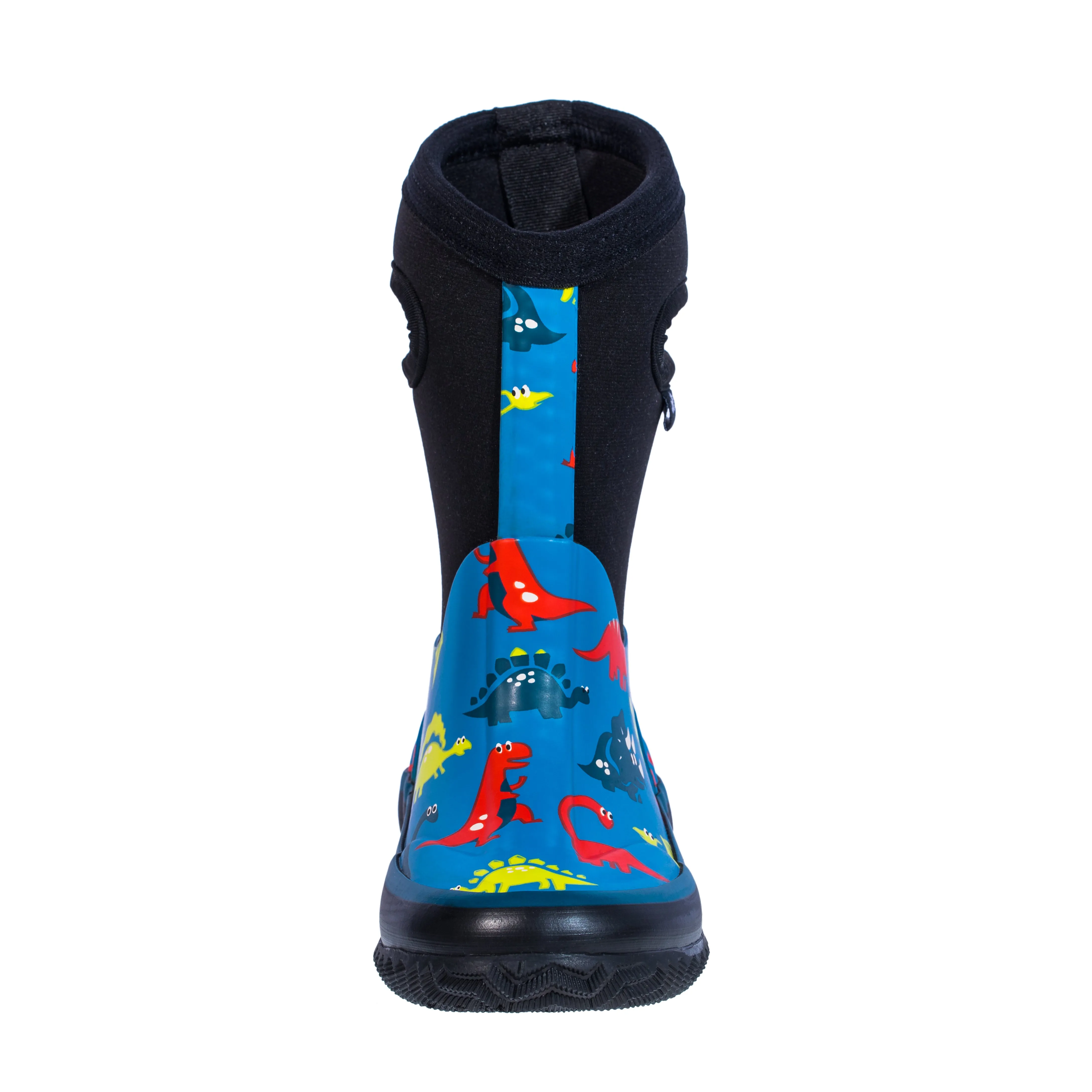 Wizard Boots Blue Dinosaurs Neoprene Rain/Snow Boots