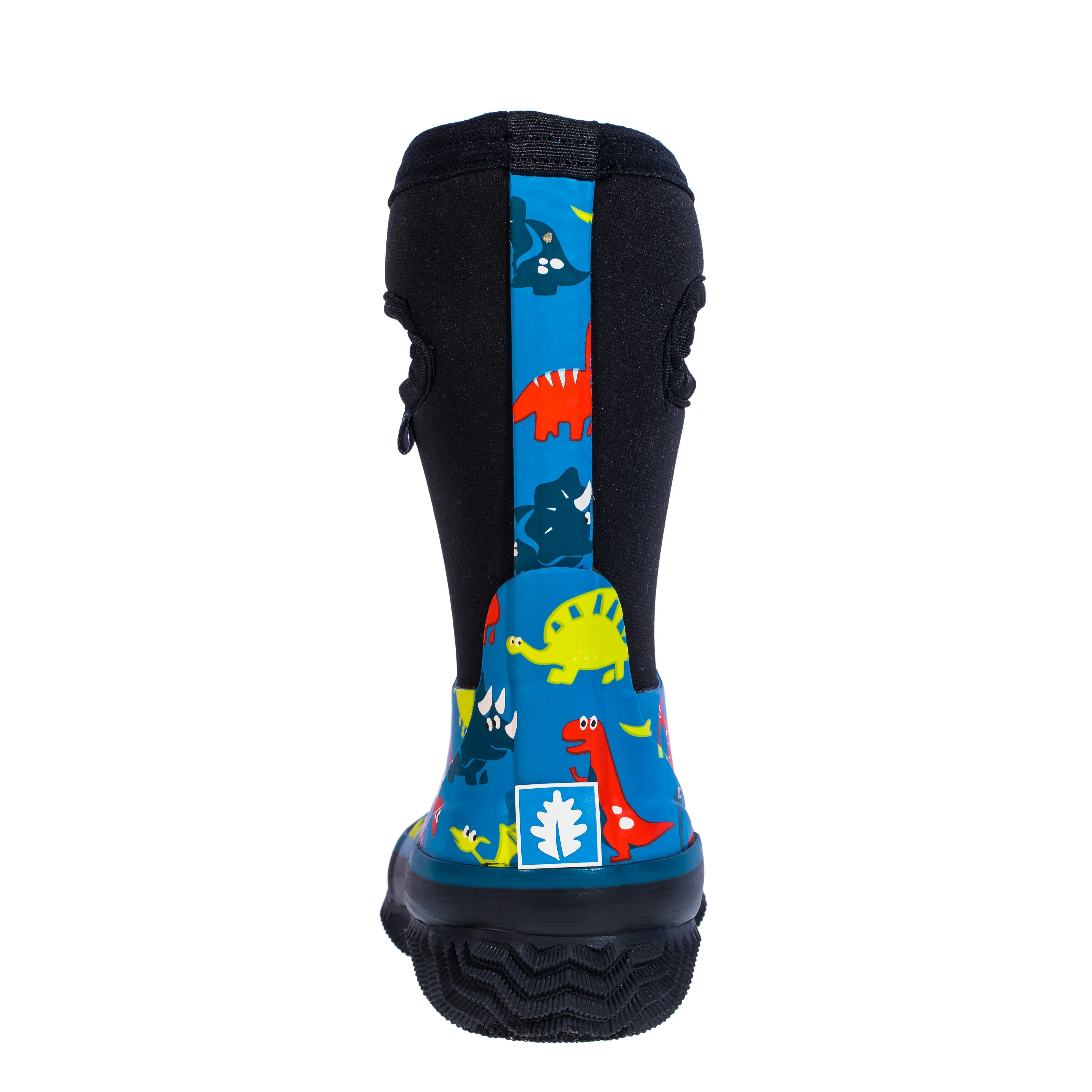 Ankle Boots Winter Blue Dinosaurs Neoprene Rain/Snow Boots