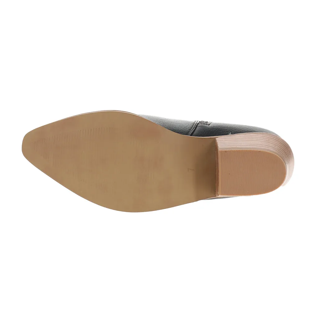 Toil N Trouble Booties Patent Leather Knee High Boots