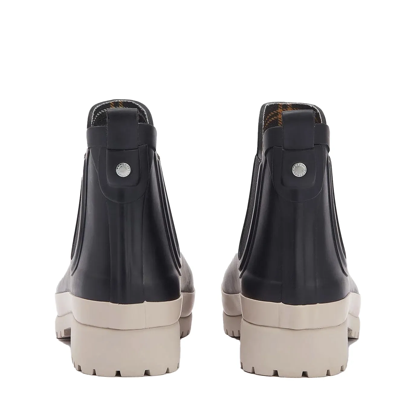 Carhartt Work Boots Compared To Brunt Barbour Womens Mallow Chelsea Welly Black/White Pepper