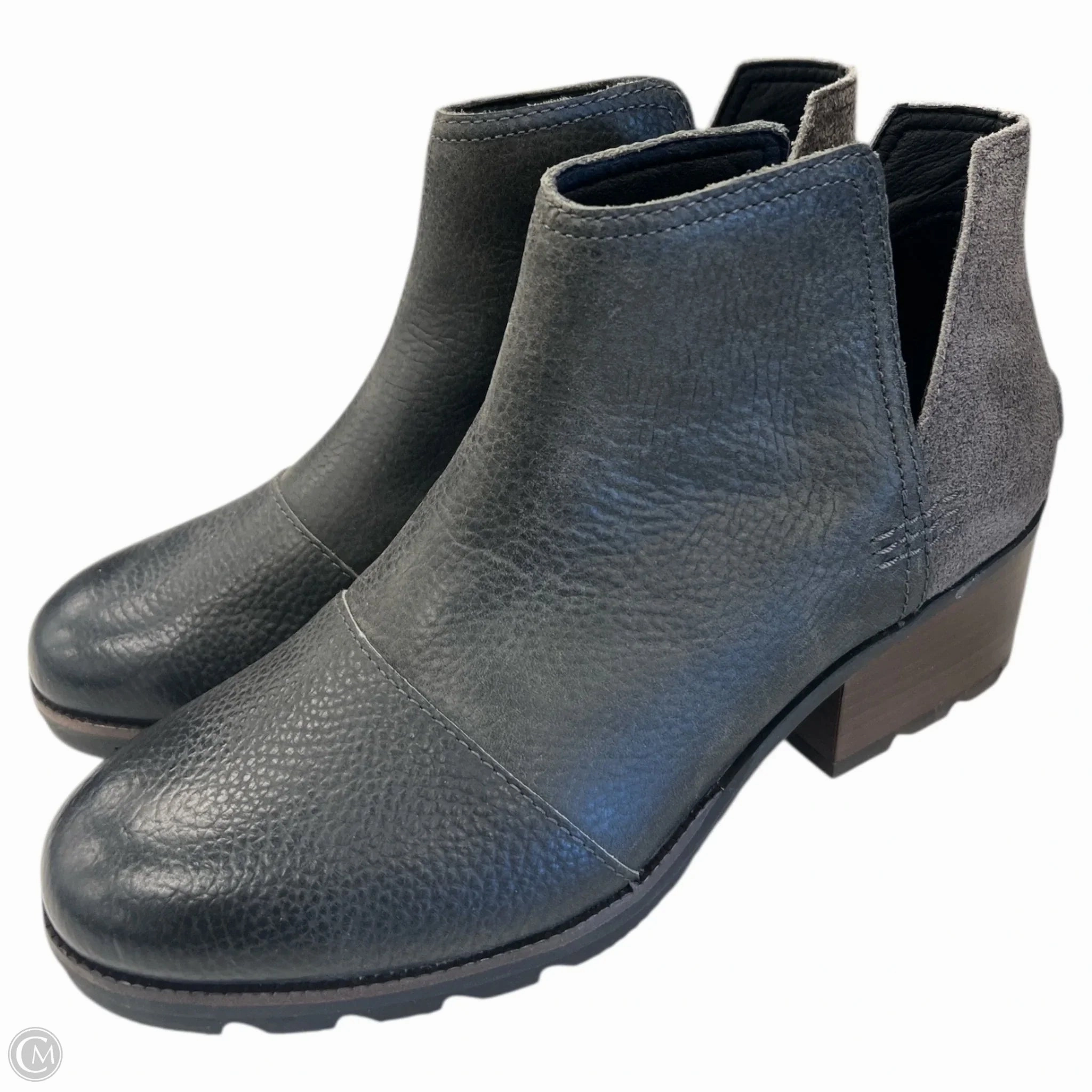 Boots Ankle Flats By Sorel In Grey, Size: 9 Wearing Ankle Boots In Winter