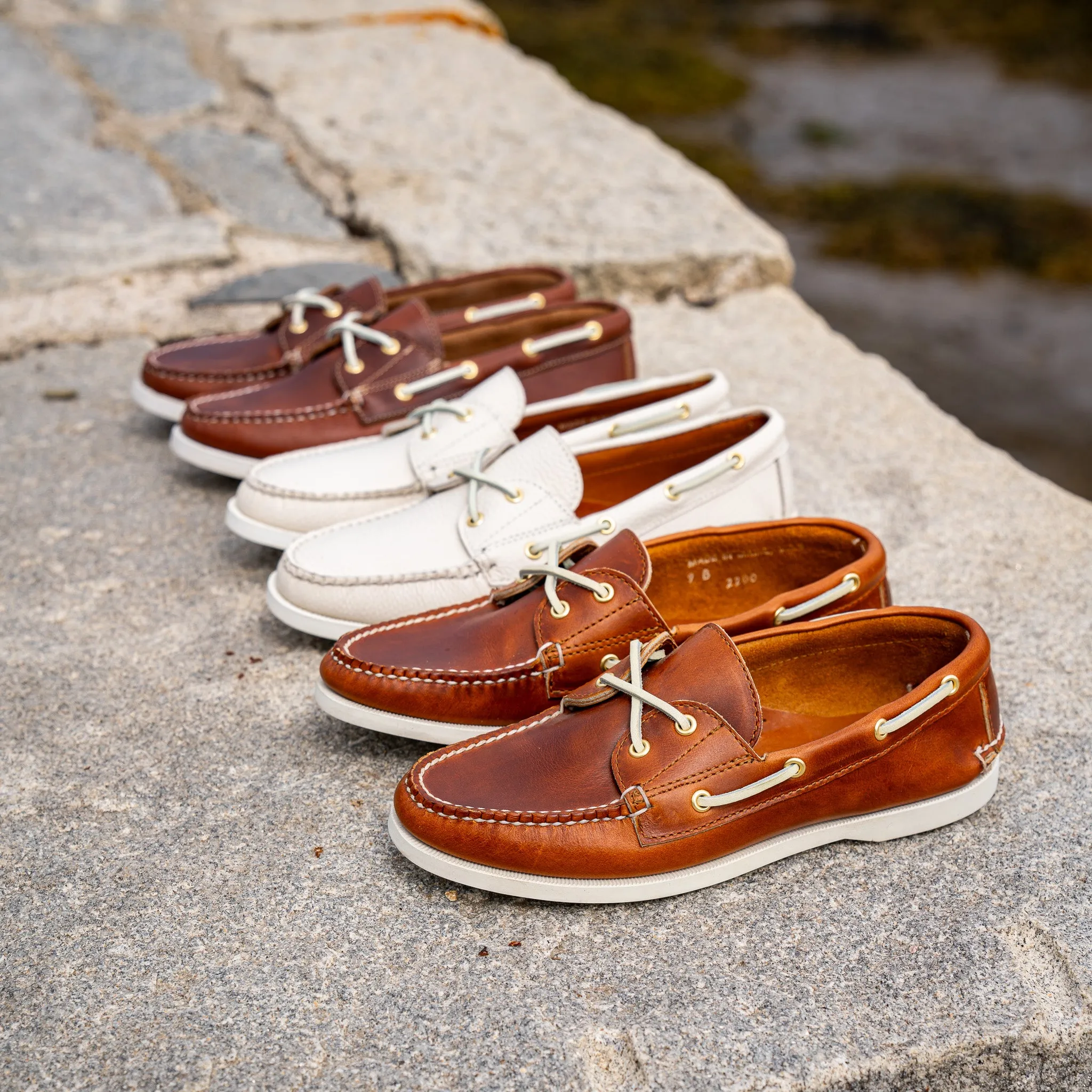 Snow Boots Wide Width Women's Marion Boat Shoe - Pebble White