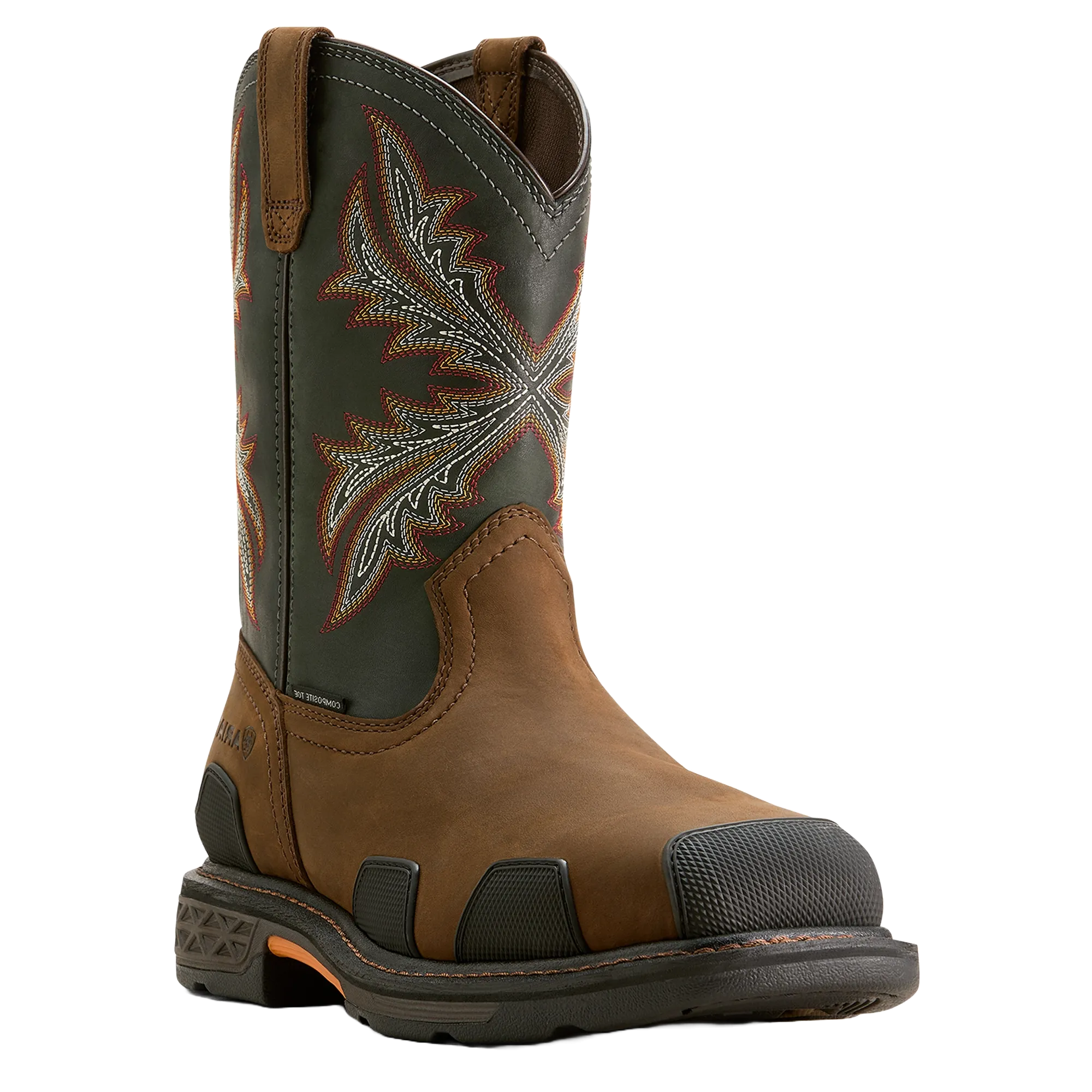 El Toro Boots Ariat Men's OverDrive Composite Square Toe Pull-On Work Boots 10053644